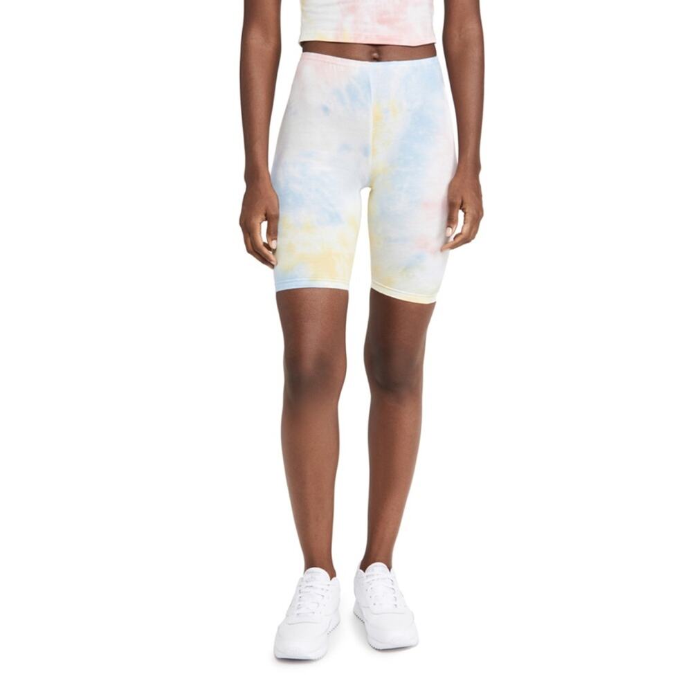 New re:named Tie Dye Biker Shorts Women's Size L